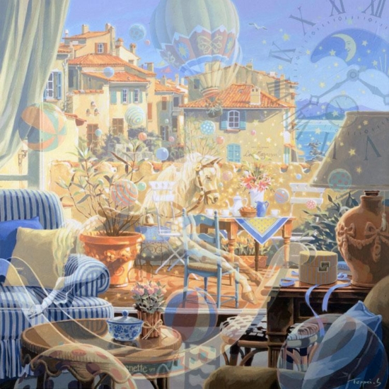 笹倉鉄平の絵画作品　タイトルは、デイドリーム　day dream